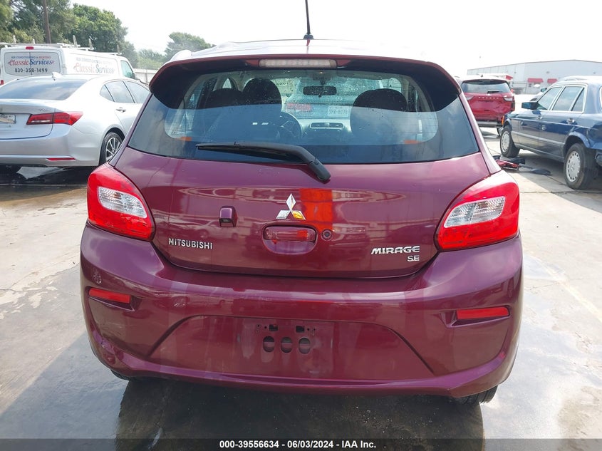 2018 MITSUBISHI MIRAGE SE ML32A4HJ0JH012245