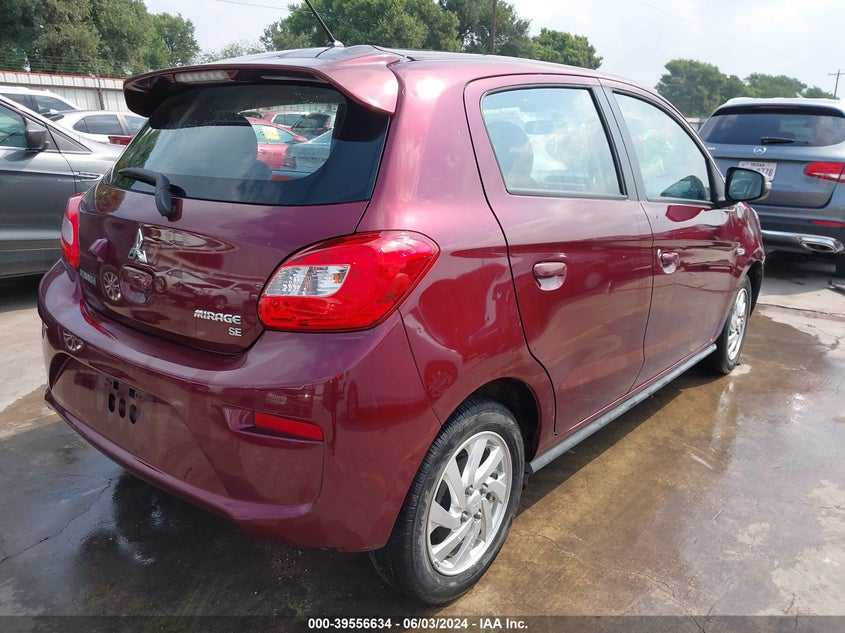 2018 MITSUBISHI MIRAGE SE ML32A4HJ0JH012245