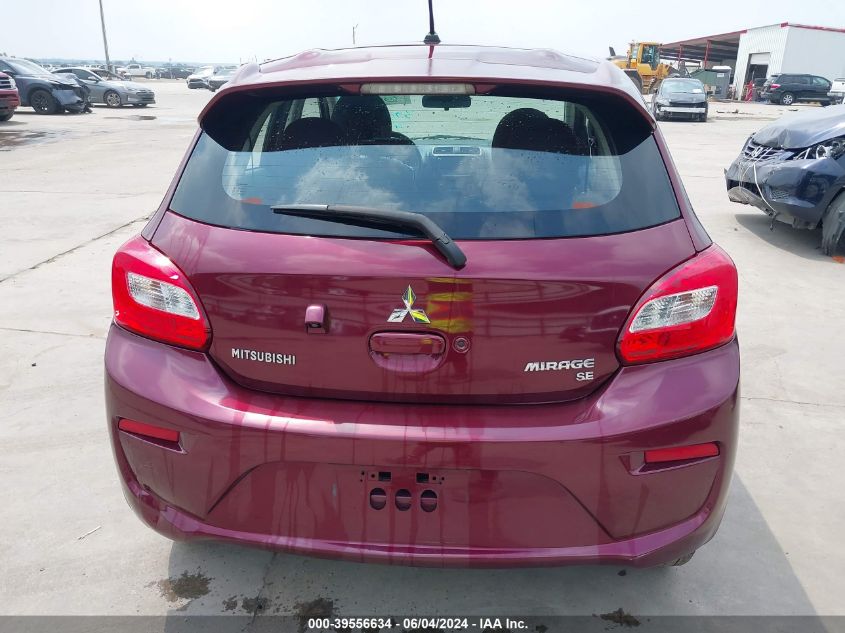 2018 Mitsubishi Mirage Se VIN: ML32A4HJ0JH012245 Lot: 39556634