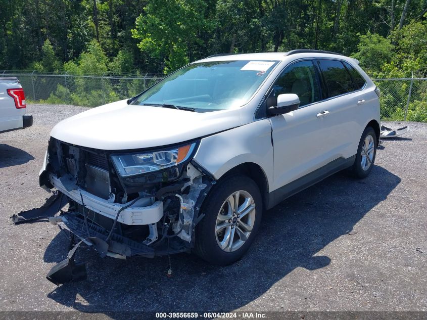 2015 Ford Edge Sel VIN: 2FMTK3J83FBB25140 Lot: 39556659