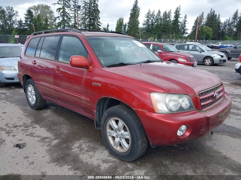 2003 Toyota Highlander Limited V6 VIN: JTEHF21A930148698 Lot: 39556668