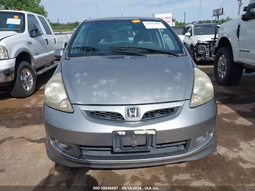 2007 Honda Fit Sport VIN: JHMGD38697S030740 Lot: 39556697