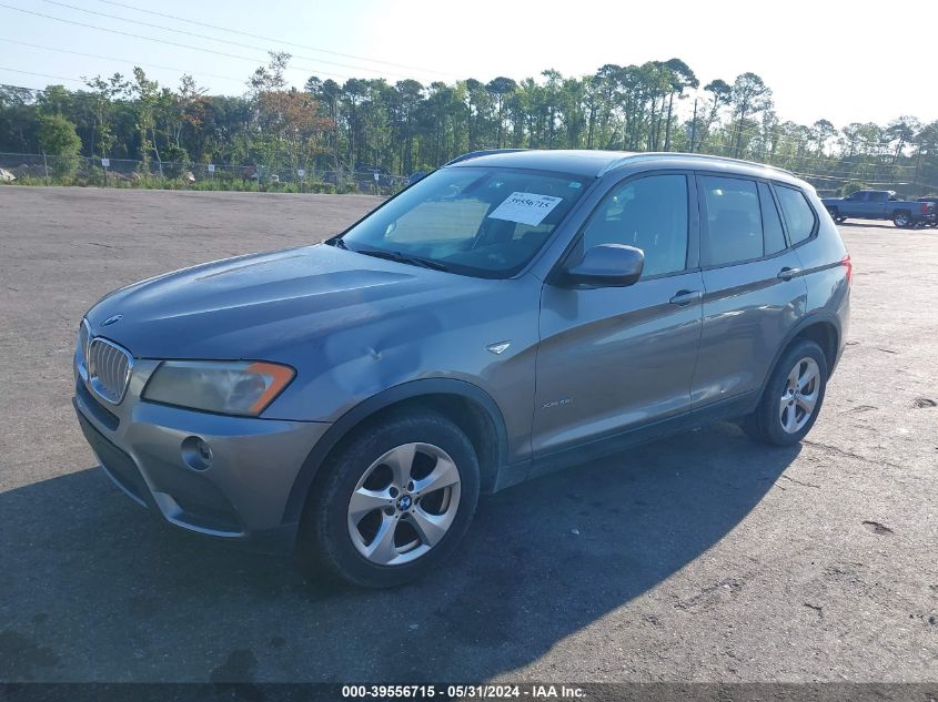 2011 BMW X3 xDrive28I VIN: 5UXWX5C51BL711717 Lot: 39556715