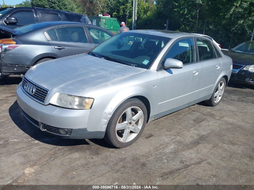 2004 Audi A4 1.8T VIN: WAULC68E04A103634 Lot: 39556716