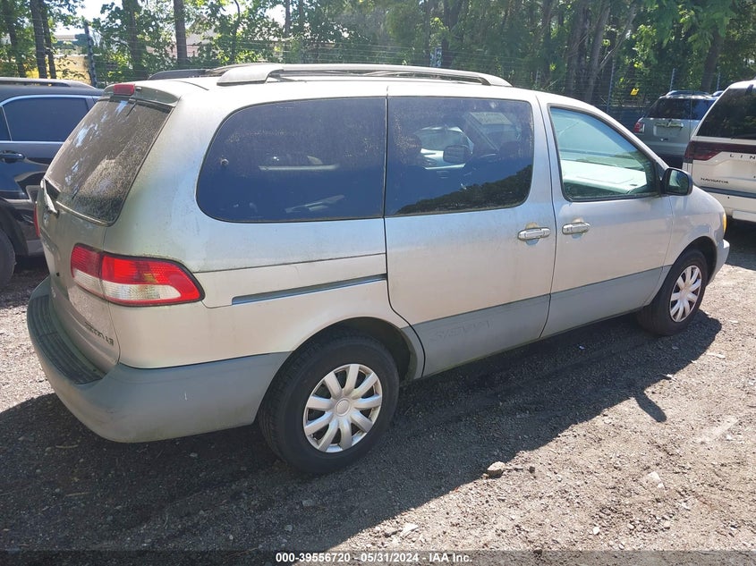 2001 Toyota Sienna Le VIN: 4T3ZF13CX1U399076 Lot: 39556720