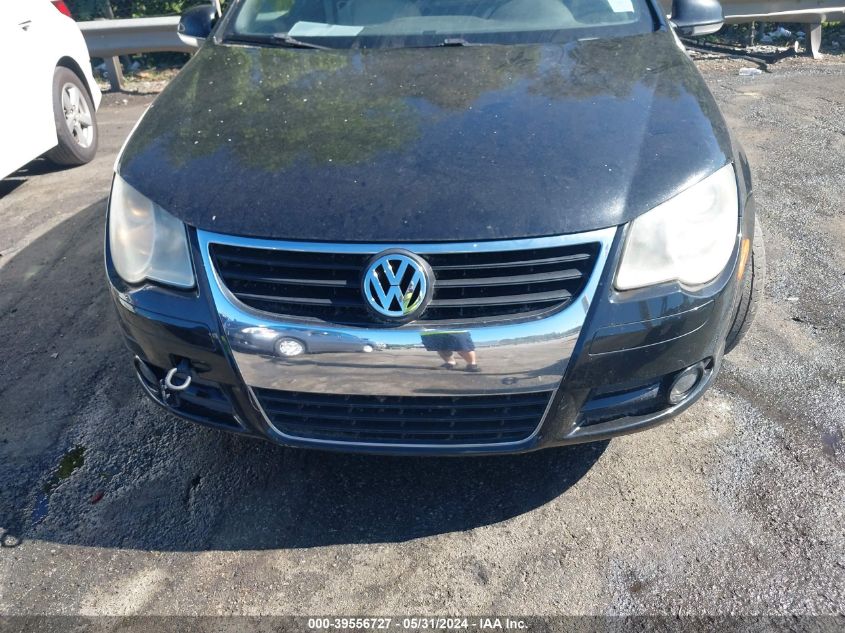 2008 Volkswagen Eos Lux VIN: WVWFA71F78V037273 Lot: 39556727