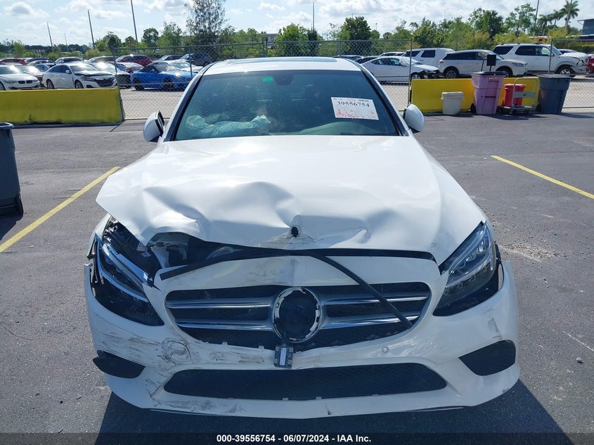 2021 Mercedes-Benz C 300 Sedan VIN: W1KWF8DB3MR640942 Lot: 39556754