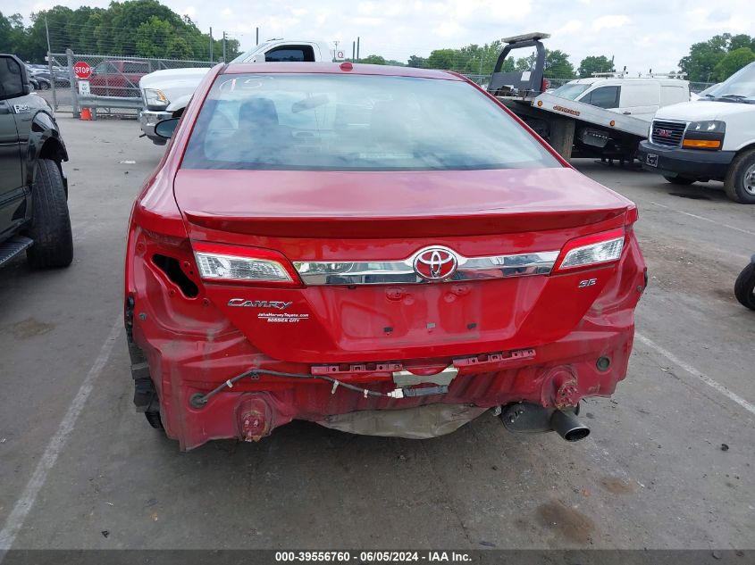 2014 Toyota Camry Se VIN: 4T1BF1FKXEU858173 Lot: 39556760