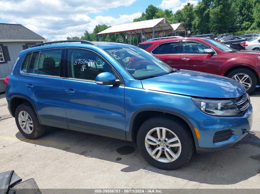 2017 VOLKSWAGEN TIGUAN 2.0T/2.0T S - WVGBV7AX4HK042200