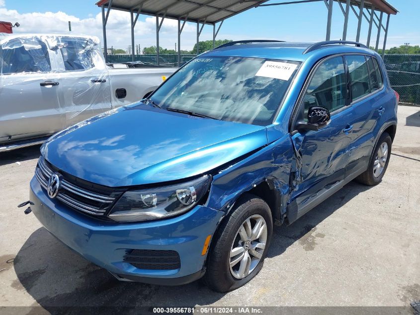 2017 VOLKSWAGEN TIGUAN 2.0T/2.0T S - WVGBV7AX4HK042200