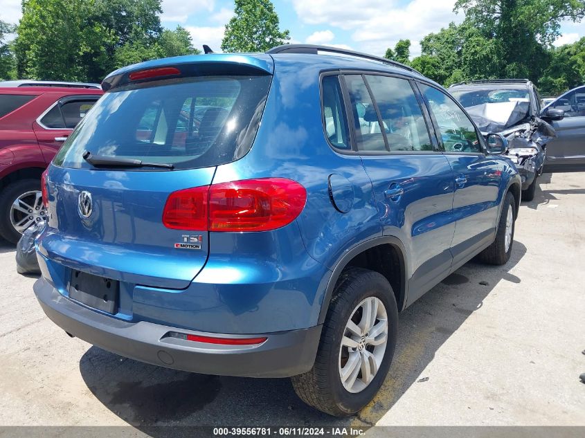 2017 VOLKSWAGEN TIGUAN 2.0T/2.0T S - WVGBV7AX4HK042200