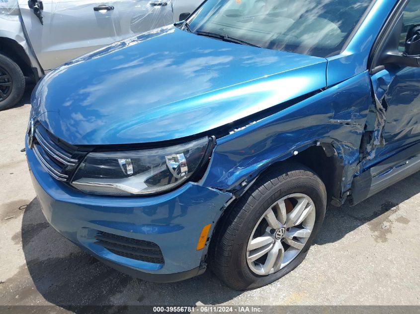 2017 VOLKSWAGEN TIGUAN 2.0T/2.0T S - WVGBV7AX4HK042200