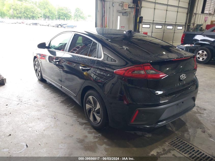 2019 Hyundai Ioniq Hybrid Sel VIN: KMHC75LC0KU117273 Lot: 39556817