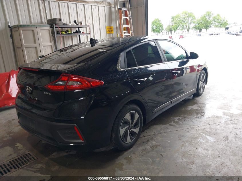 2019 Hyundai Ioniq Hybrid Sel VIN: KMHC75LC0KU117273 Lot: 39556817