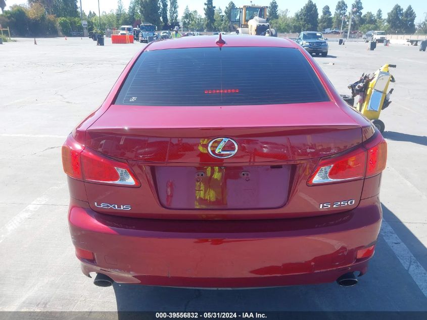 2010 Lexus Is 250 VIN: JTHBF5C25A2096150 Lot: 39556832