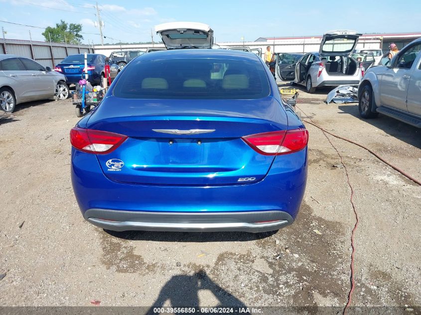 2015 Chrysler 200 Limited VIN: 1C3CCCAB6FN554424 Lot: 39556850