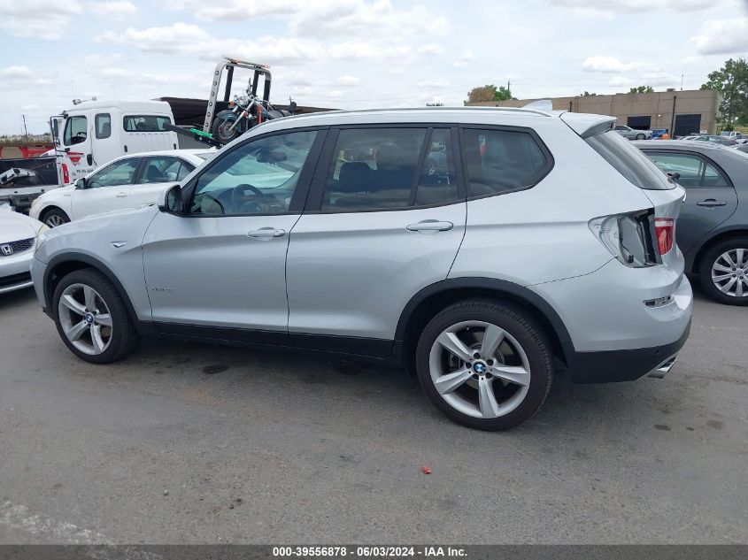 2017 BMW X3 xDrive28I VIN: 5UXWX9C34H0W78003 Lot: 39556878