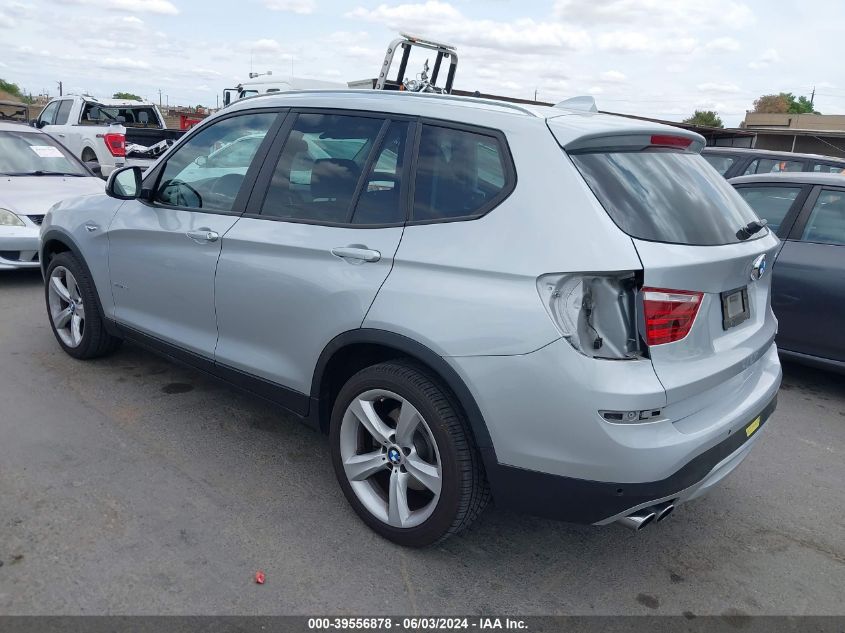 2017 BMW X3 xDrive28I VIN: 5UXWX9C34H0W78003 Lot: 39556878