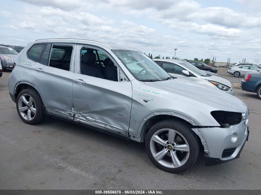 2017 BMW X3 xDrive28I VIN: 5UXWX9C34H0W78003 Lot: 39556878