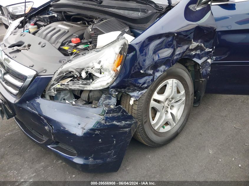 2007 Honda Odyssey Ex-L VIN: 5FNRL38767B030763 Lot: 39556908