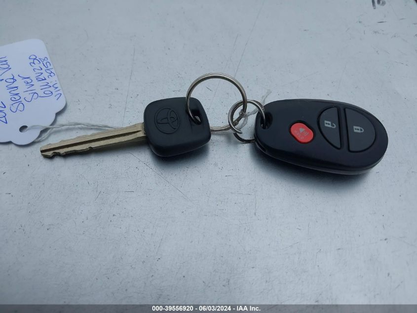 2012 Toyota Sienna Base 7 Passenger VIN: 5TDKA3DC2CS013958 Lot: 39556920