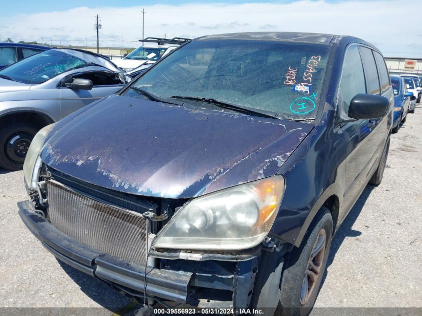 2009 Honda Odyssey Lx VIN: 5FNRL38249B051666 Lot: 39556923