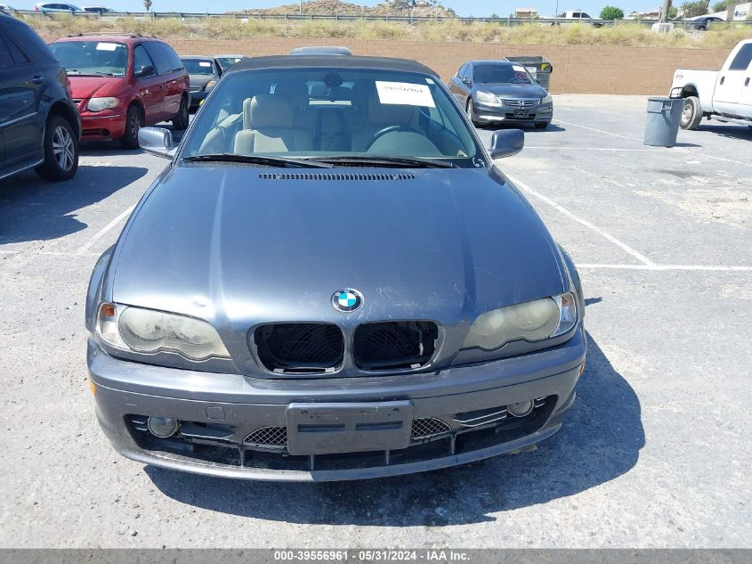 2002 BMW 330Ci VIN: WBABS53462JU93028 Lot: 39556961