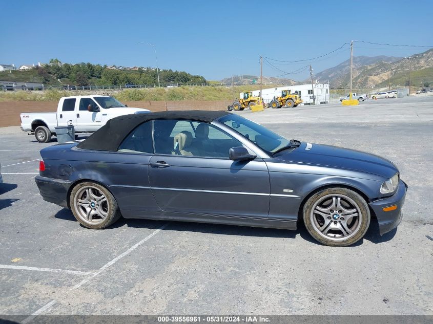 2002 BMW 330Ci VIN: WBABS53462JU93028 Lot: 39556961