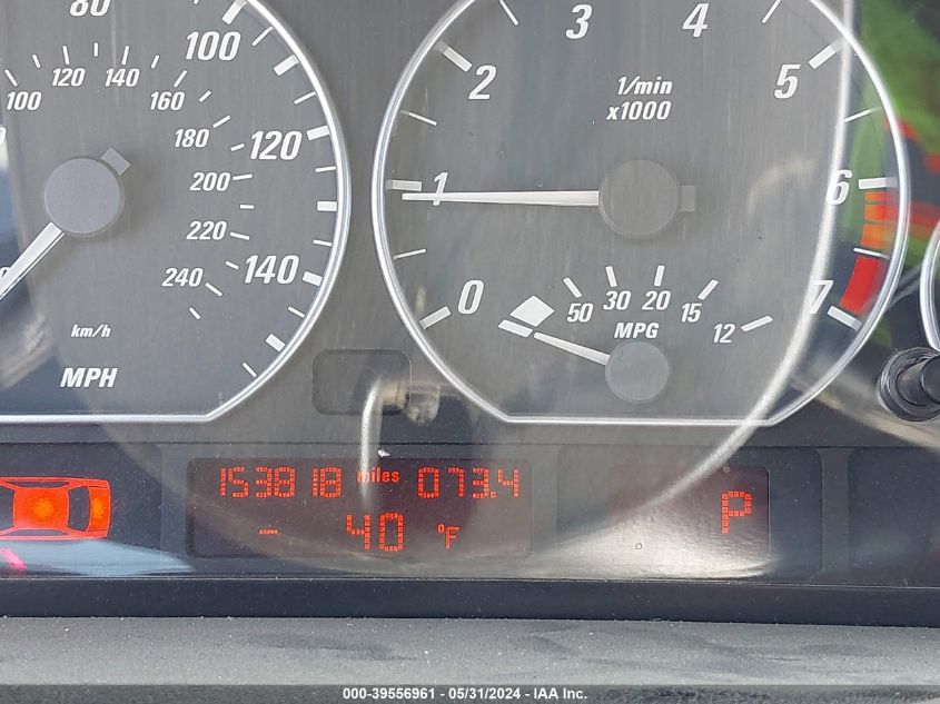 2002 BMW 330Ci VIN: WBABS53462JU93028 Lot: 39556961