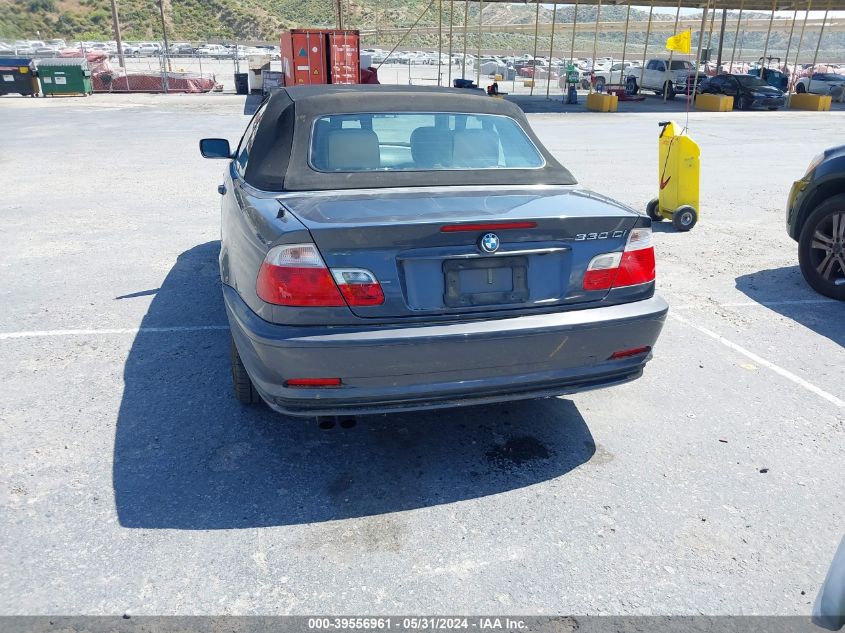 2002 BMW 330Ci VIN: WBABS53462JU93028 Lot: 39556961