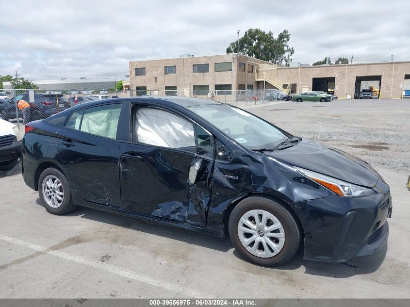 2019 Toyota Prius L Eco VIN: JTDKARFU9K3089475 Lot: 39556975