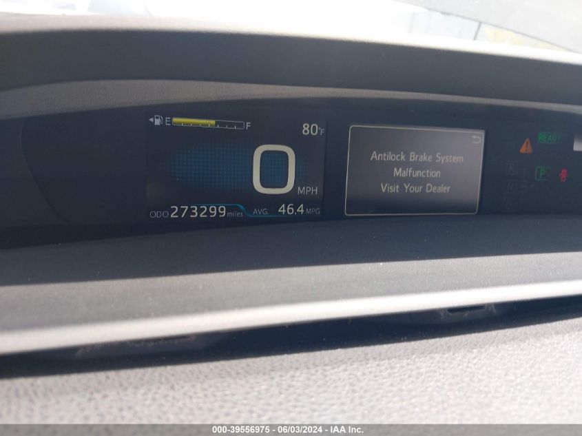 2019 Toyota Prius L Eco VIN: JTDKARFU9K3089475 Lot: 39556975