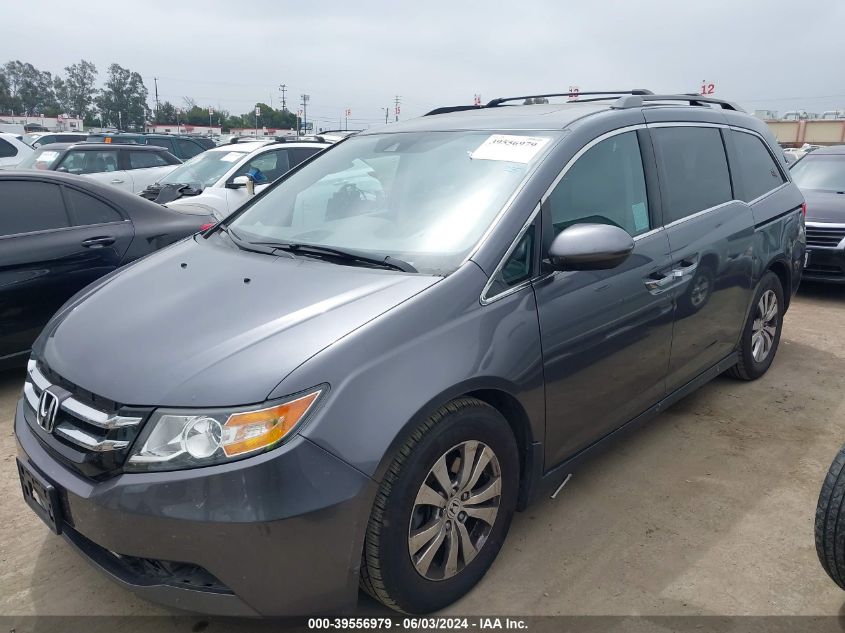 2016 Honda Odyssey Ex-L VIN: 5FNRL5H64GB124093 Lot: 39556979