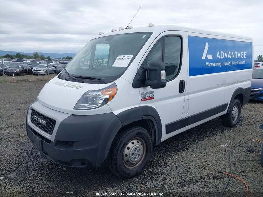 2019 RAM PROMASTER 1500 LOW ROOF 136 WB - 3C6TRVAG7KE528938