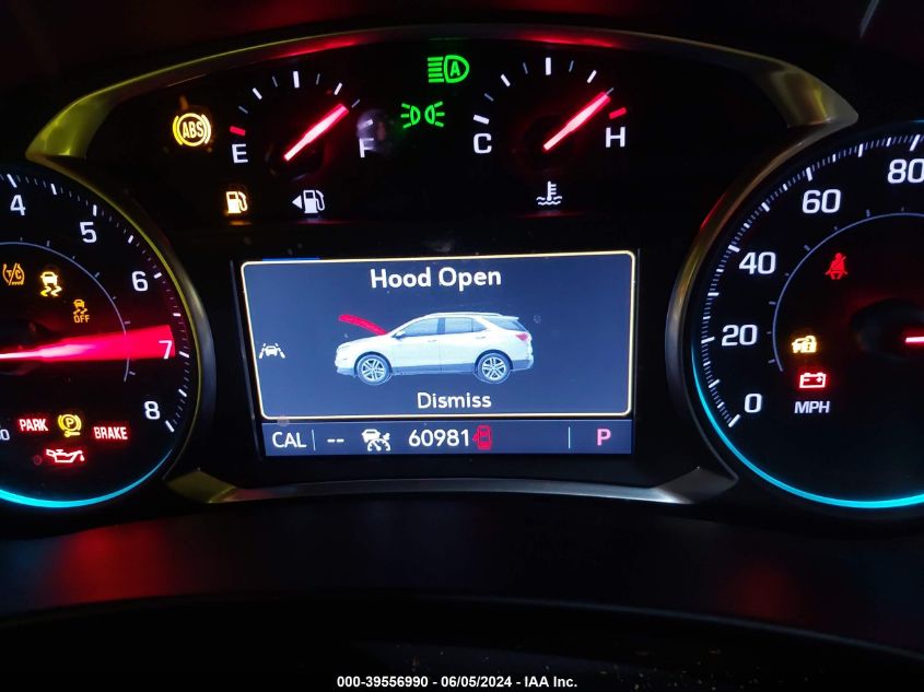 2019 Chevrolet Equinox Premier VIN: 3GNAXYEX6KS558247 Lot: 39556990