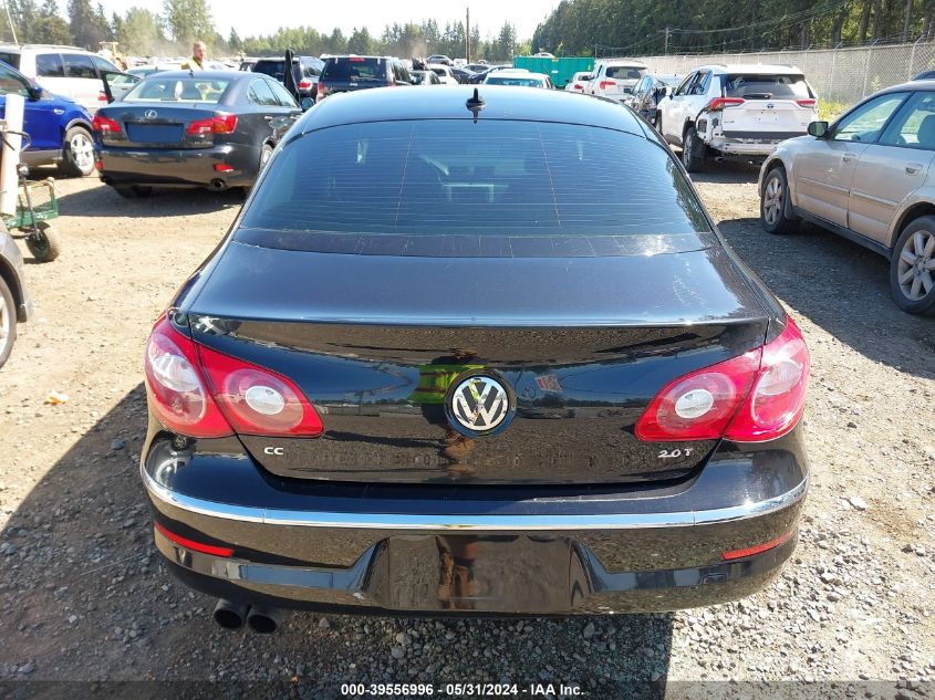 2010 Volkswagen Cc Sport VIN: WVWML7AN6AE517559 Lot: 39556996