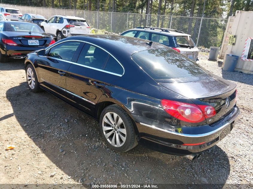 2010 Volkswagen Cc Sport VIN: WVWML7AN6AE517559 Lot: 39556996