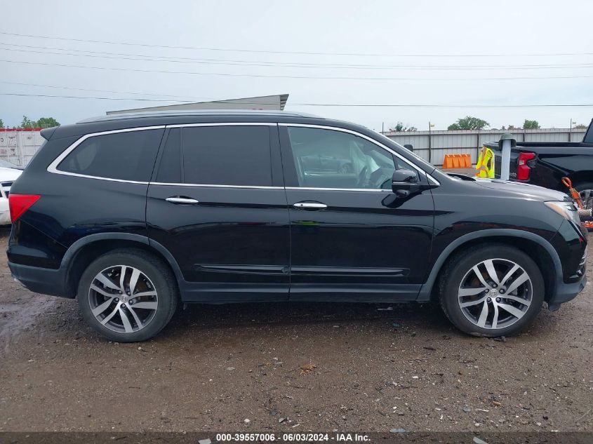 2016 Honda Pilot Touring VIN: 5FNYF6H96GB079757 Lot: 39557006