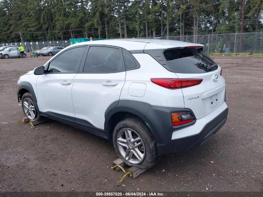 2019 Hyundai Kona Se VIN: KM8K1CAA2KU202019 Lot: 39557020