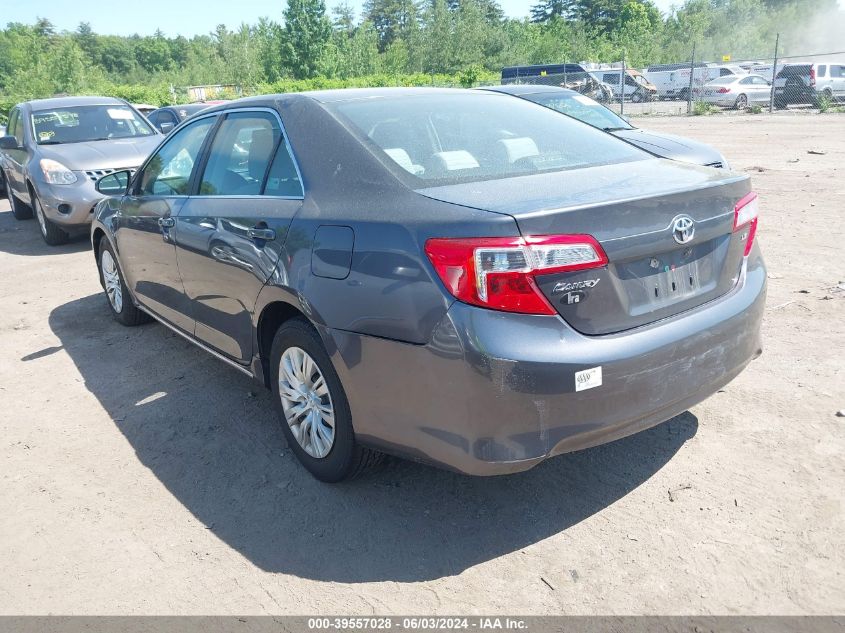 2012 Toyota Camry Le VIN: 4T4BF1FK1CR158576 Lot: 39557028