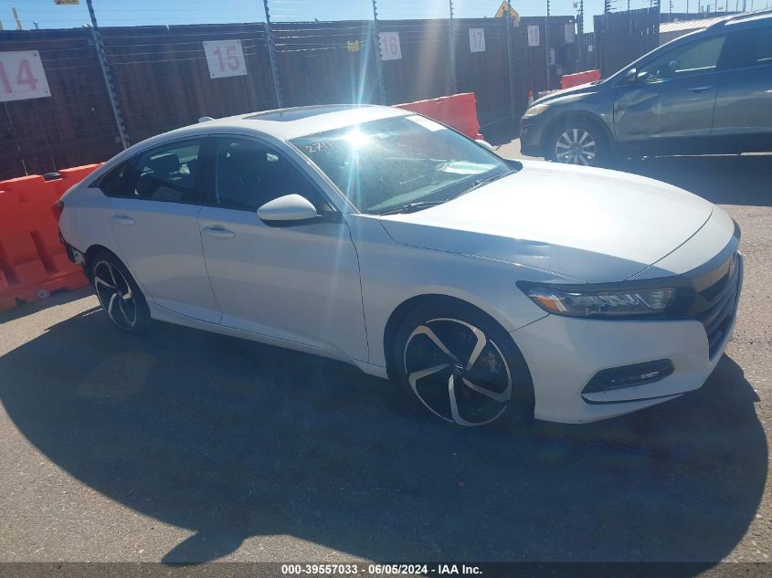 1HGCV2F37JA014387 2018 HONDA ACCORD - Image 1