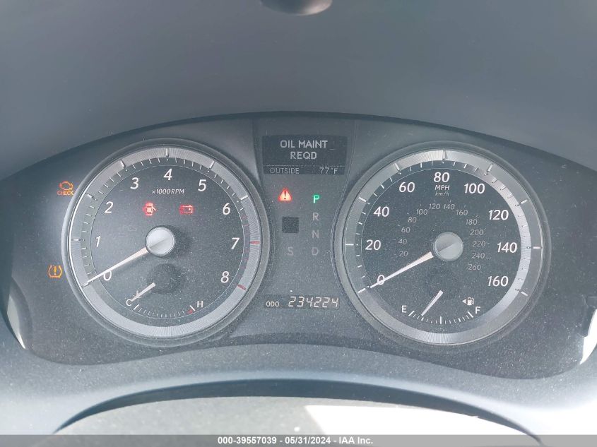 2007 Lexus Es 350 350 VIN: JTHBJ46G972047946 Lot: 39557039