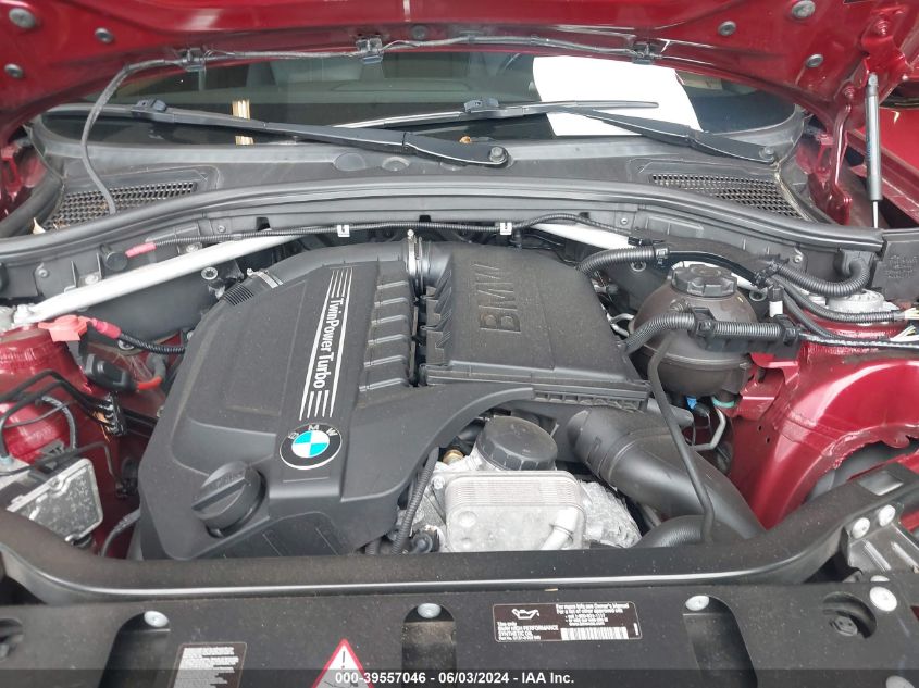 2014 BMW X3 xDrive35I VIN: 5UXWX7C58E0E82165 Lot: 39557046