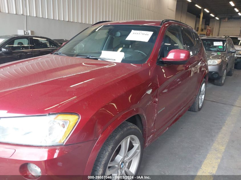 2014 BMW X3 xDrive35I VIN: 5UXWX7C58E0E82165 Lot: 39557046