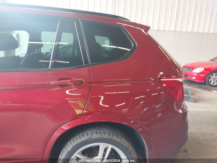 2014 BMW X3 xDrive35I VIN: 5UXWX7C58E0E82165 Lot: 39557046