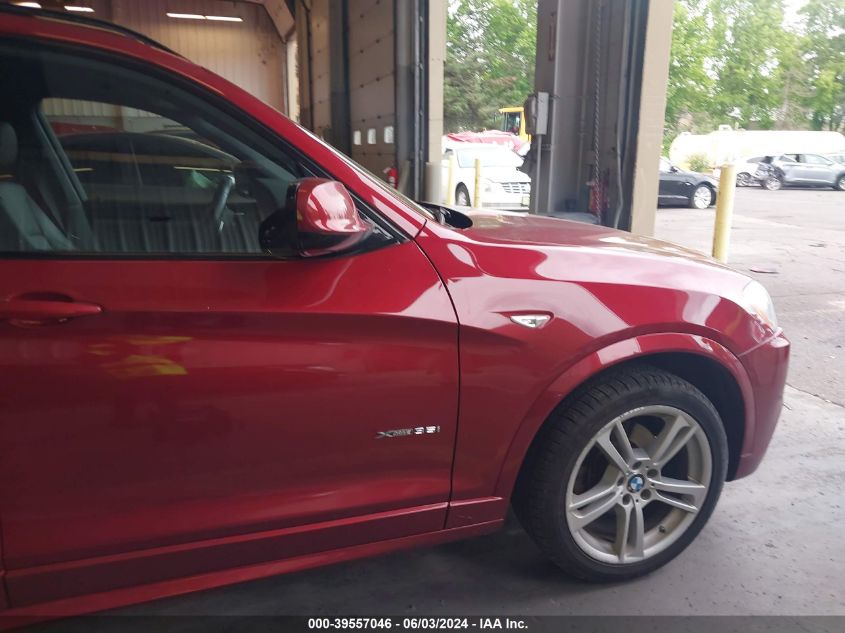 2014 BMW X3 xDrive35I VIN: 5UXWX7C58E0E82165 Lot: 39557046