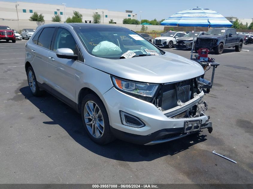 2017 Ford Edge Titanium VIN: 2FMPK3K88HBC55479 Lot: 39557088