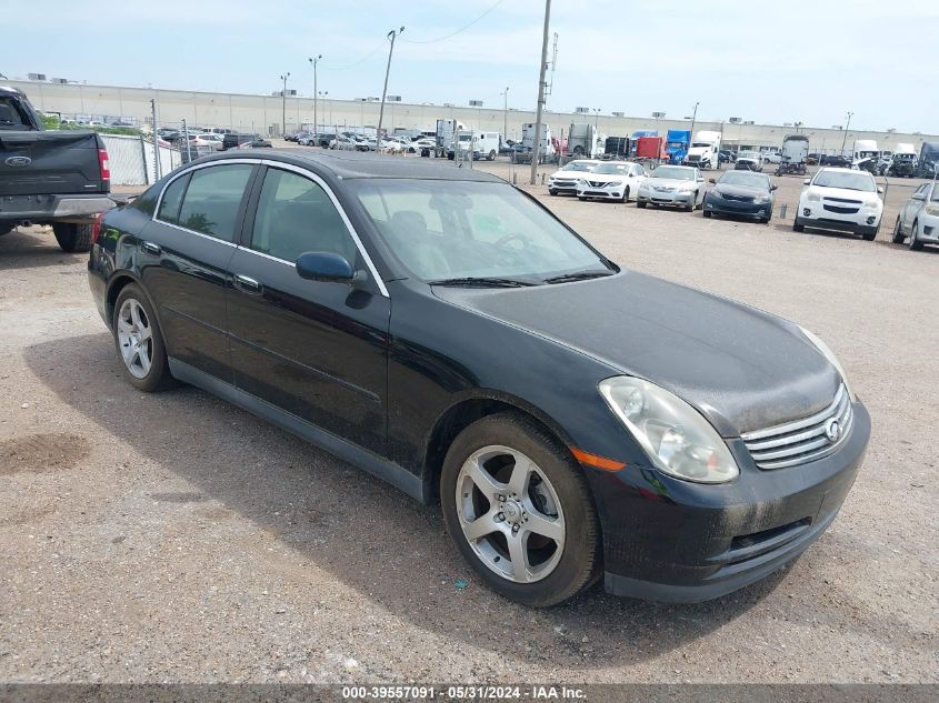 2003 Infiniti G35 Luxury Leather VIN: JNKCV51E23M308207 Lot: 39557091