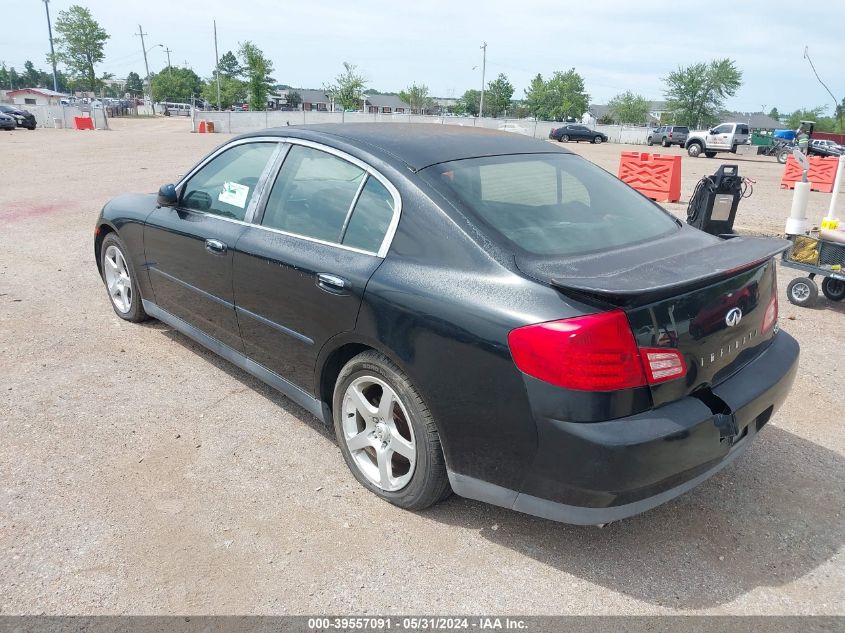 2003 Infiniti G35 Luxury Leather VIN: JNKCV51E23M308207 Lot: 39557091