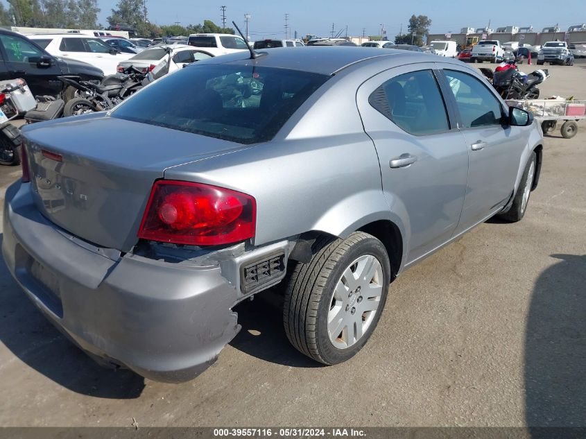 2014 Dodge Avenger Se VIN: 1C3CDZAB4EN105127 Lot: 39557116
